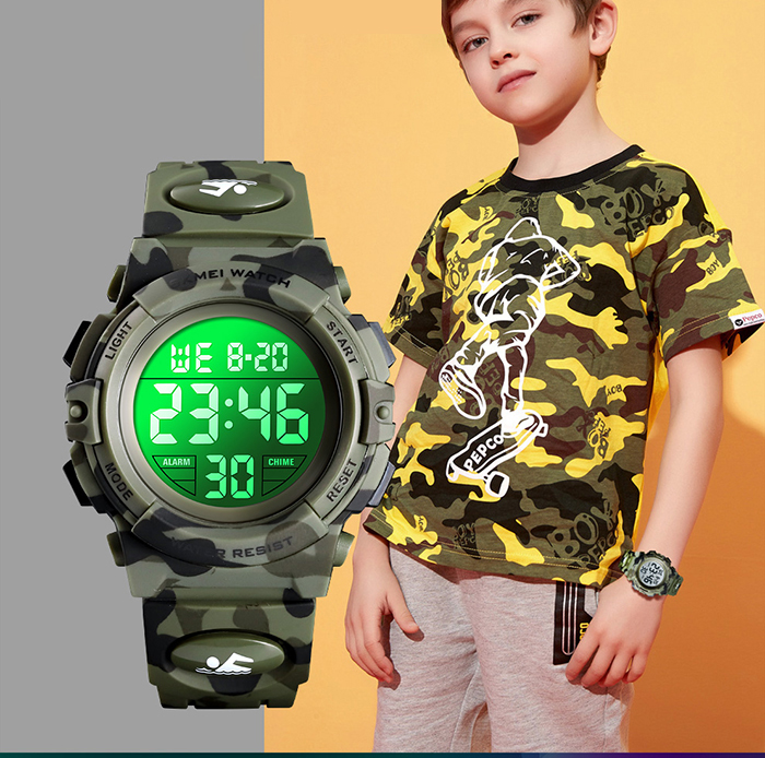 Zegarek dziecięcy SKMEI militarny wiele funkcji elektroniczny