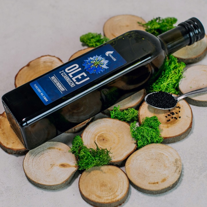 OLEJ Z CZARNUSZKI TŁOCZONY NA ZIMNO 500ml