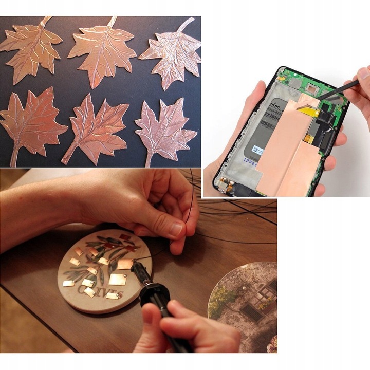 TAŚMA MIEDZIANA ODSTRASZAJĄCA ŚLIMAKI PRZECIW ŚLIMAKOM SAMOPRZYLEPNA 25M