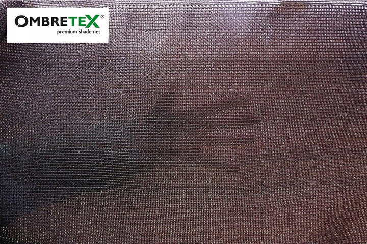 Siatka Cieniująca Brązowa 1,2x20m Osłona Ogrodzenie Płot Brązowa 95% 200g