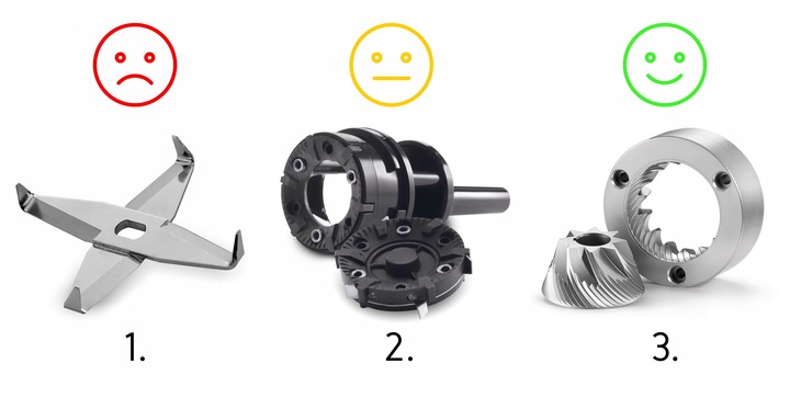 Elektryczny młynek kawy Żarnowy Yoer 150W AUTOMATYCZNY +43 Poziomy mielenia