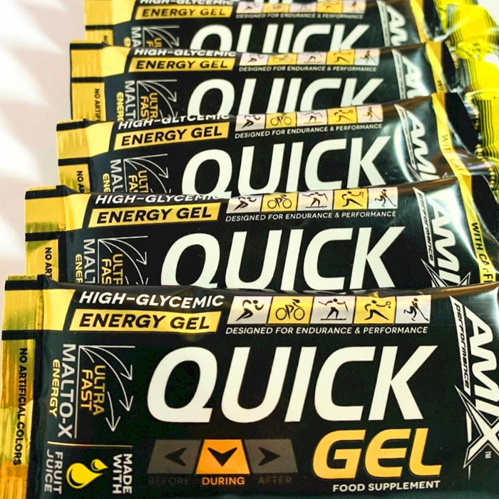 Amix Quick Gel SZYBKOWCHŁANIALNY ŻEL ENERGETYCZNY dla sportowców - kartonik