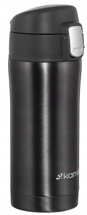 KUBEK TERMICZNY STALOWY TERMOS BIDON Z USTNIKIEM