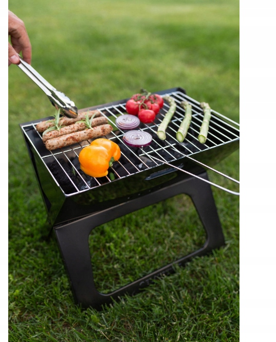 GRILL WĘGLOWY SKŁADANY NA PIKNIK CAMPING BALUPUNKT