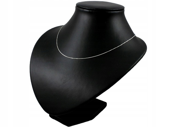 Łańcuszek DAMSKI srebrny KOSTKA cube 50cm 0.7mm SREBRO 925
