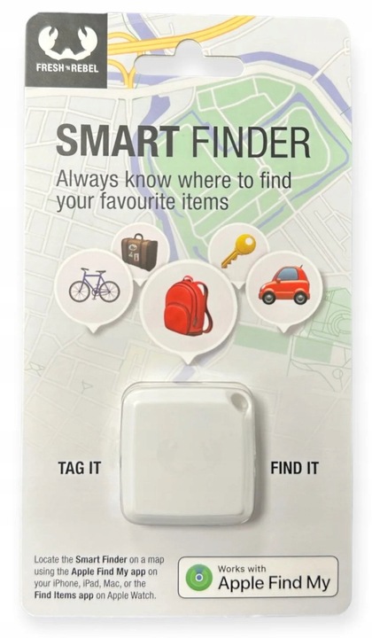 3x LOKALIZATOR KLUCZY GPS Fresh'n Rebel Smart Finder do Apple Find My