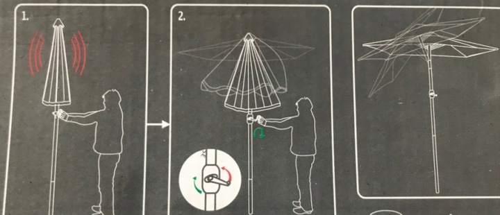 Parasol ogrodowy z oświetleniem LED 270cm beżowy z