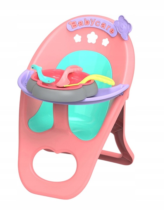 Lalka Martynka bobas pije sika mówi po Polsku krzesełko do karmienia nocnik