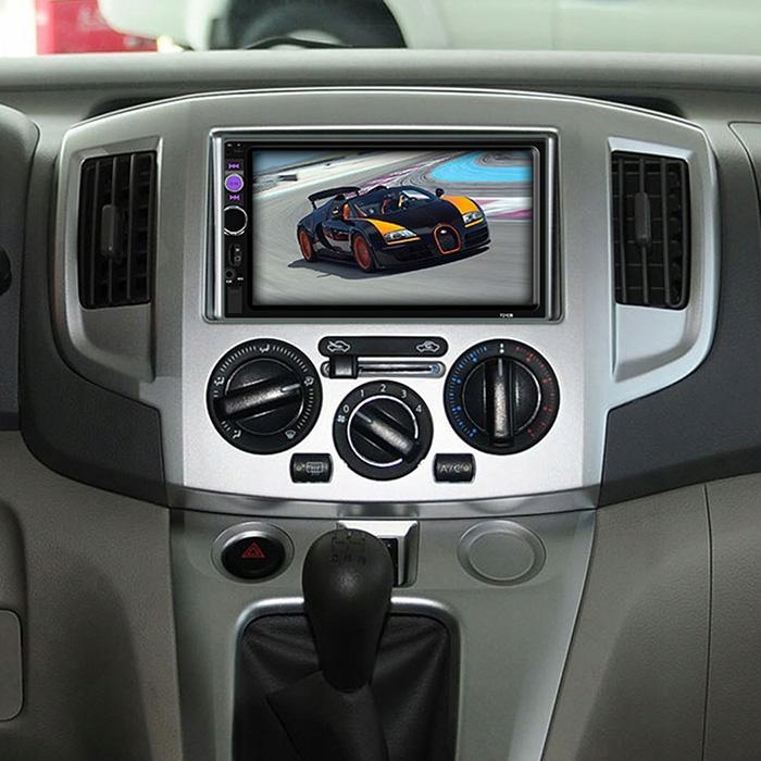 Radio samochodowe Bluetooth 2DIN + kamera cofania