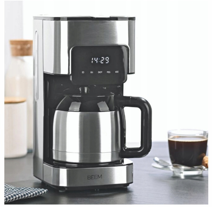 EKSPRES DO KAWY PRZELEWOWY Z TERMOSEM I FILTREM WIELOKROTNEGO UŻYTKU BEEM