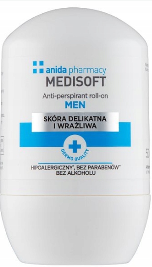 ANIDA MEDISOFT MEN ANTI-PERSPIRANT ROLL-ON 50ML