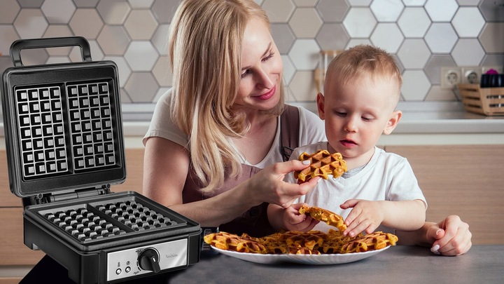 Gofrownica MPM MGO-24 1400W DUŻA MOC + gratis proszek do gofrów 0,5kg