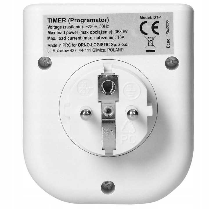 Programator Czasowy Włącznik Wyłącznik Timer LCD