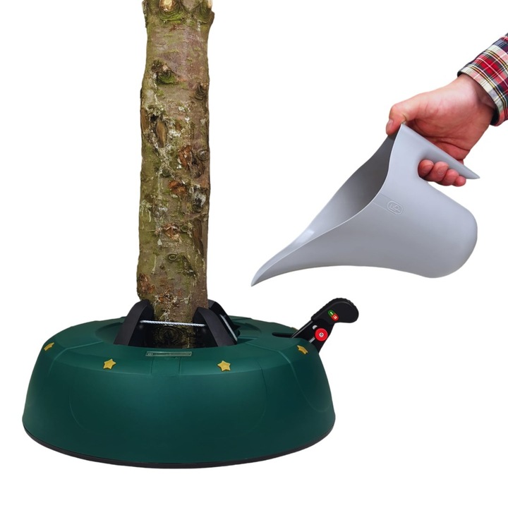 Stojak choinkowy SAMOZACISKOWY SELECT 3.5D Zielony NA ŻYWĄ CHOINKĘ DO 3,5 M