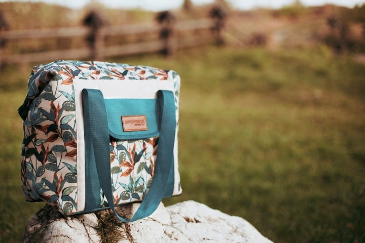 Torba termiczna plażowa z izolacją duża 28 litrów na ramię Spokey ECO WAY