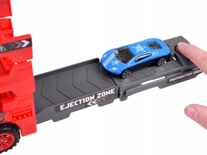 TIR laweta + 6 autka resoraki wyrzutnia cięzarówka Ciężarówka do przewozu s