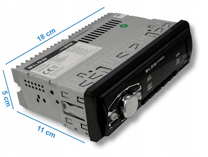 radio samochodowe bluetooth USB AUX głośniki 13