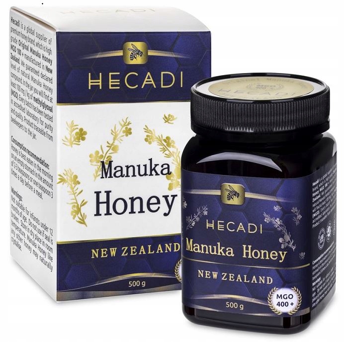 MIÓD MANUKA MGO 400+ 500 g HECADI