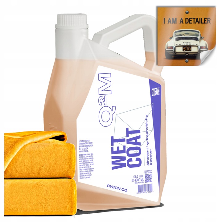 Gyeon Q2M WetCoat 4000ml Sealant Aplikowany Na Mokry Lakier Powłoka Do Auta