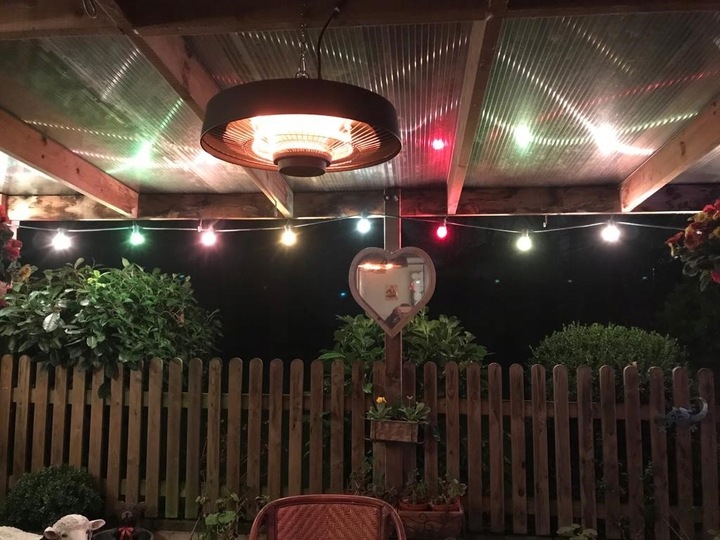 Promiennik sufitowy Promiennik podczerwieni LAMPA GRZEWCZA WISZĄCY 2000