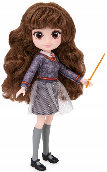 HARRY POTTER HERMIONA GRANGER LALKA FIGURKA Z RÓŻDŻKĄ 20 CM