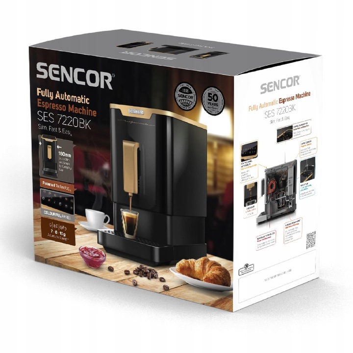 Ekspres do Kawy Automatyczny Sencor SES 7220BK