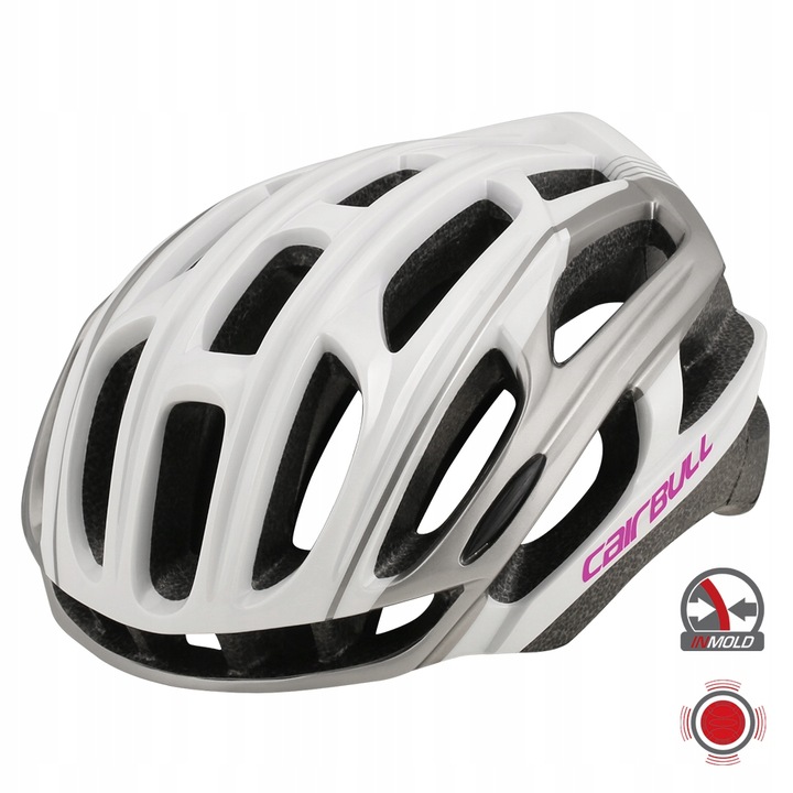 Kask rowerowy Cairbull CB-03 4D PLUS M/L Srebrny