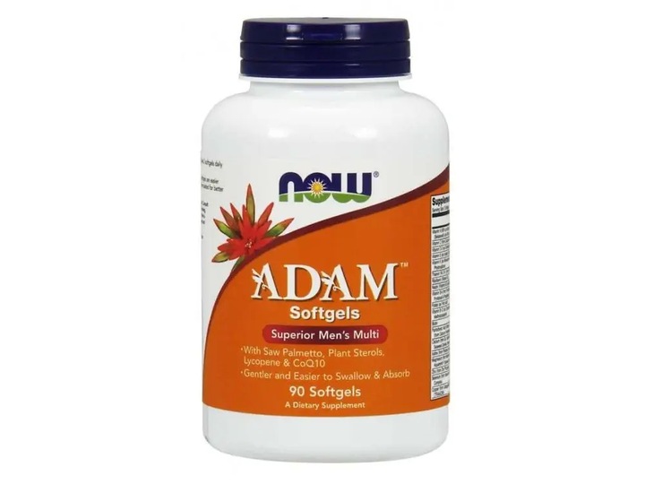 NOW Foods ADAM Multi Witaminy i Minerały dla Mężczyzn USA Witalność 90vcaps