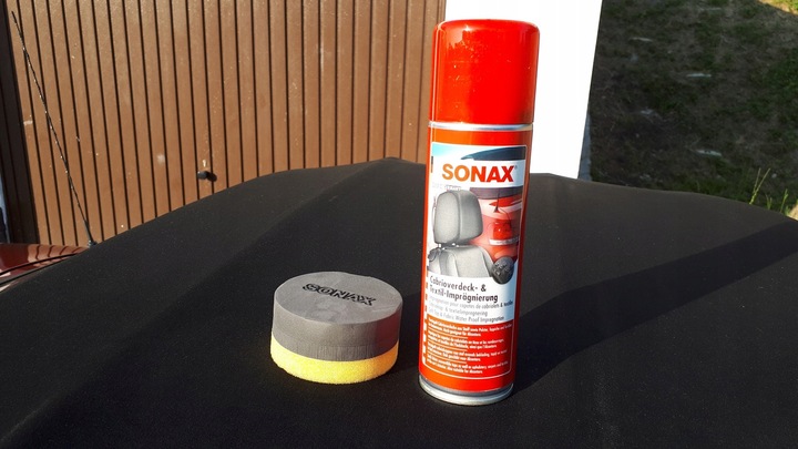 SONAX IMPREGNAT DO DACHU I TAPICERKI W KABRIOLECIE