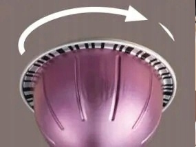 Ekspres kapsułki Nespresso Vertuo DeLonghi ENV155.S srebrny/szary (P)