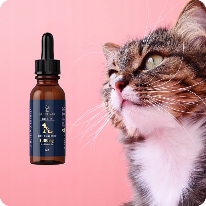 Olejek Konopny CBD 10% | Dla Psa 1000mg 11ml | Weterynaryjny | Bez THC