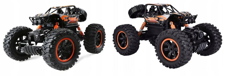SAMOCHÓD ZDALNIE STEROWANY TERENOWY NAPĘD 4x4 AUTO PILOT RC DUŻY OFF ROAD