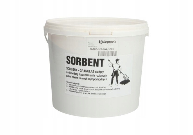 Sorbent benzyna olej smary sypki 5l