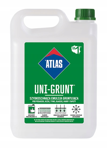 Emulsja Gruntująca Uni-Grunt 10 kg Atlas