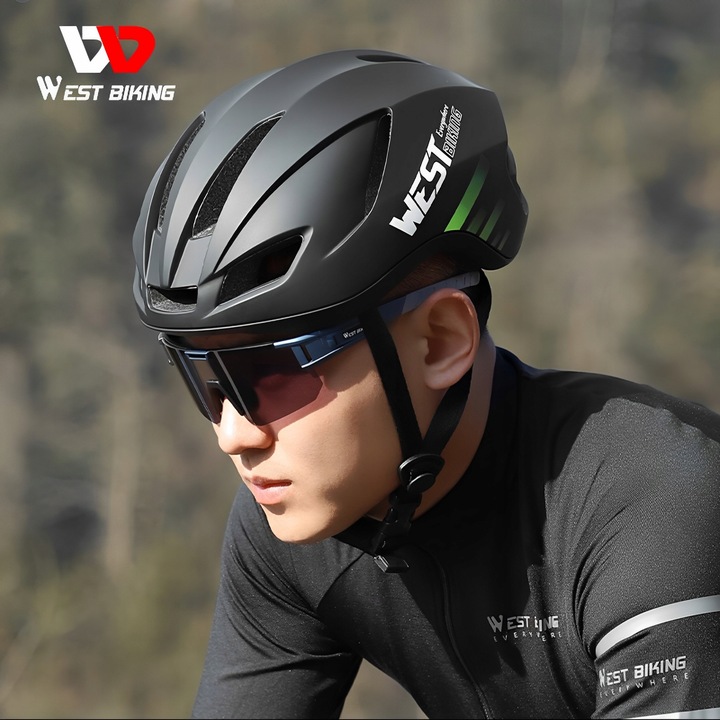 WEST BIKING KASK ROWEROWY DLA DOROSŁYCH LEKKI 269G SPORTOWY DESIGN