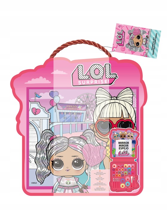 LOL SURPRISE! MEGA PALETA KOSMETYKÓW DO MAKIJAŻU W ETUI NA PREZENT + GRATIS