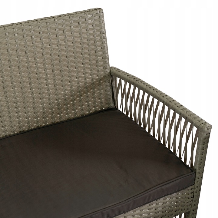 Zestaw Mebli Ogrodowych Technorattan Taras Ogród Komplet Brązowy FILADELFIA