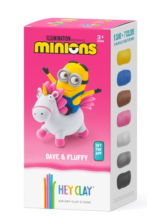 HEY CLAY Minionki DAVE i Fluffy