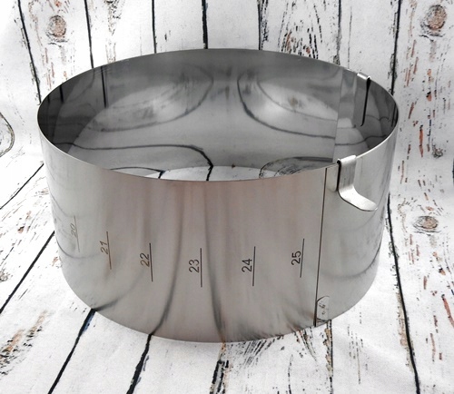 RANT OPASKA DO TORTU REGULOWANA TORTOWNICA FORMA PODZIAŁKA 18-30 H12cm