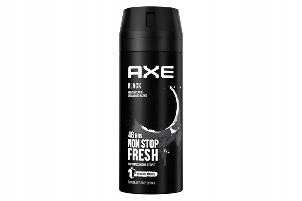 Zestaw AXE Dezodorant dla Mężczyzn Black Spray 150ml x3