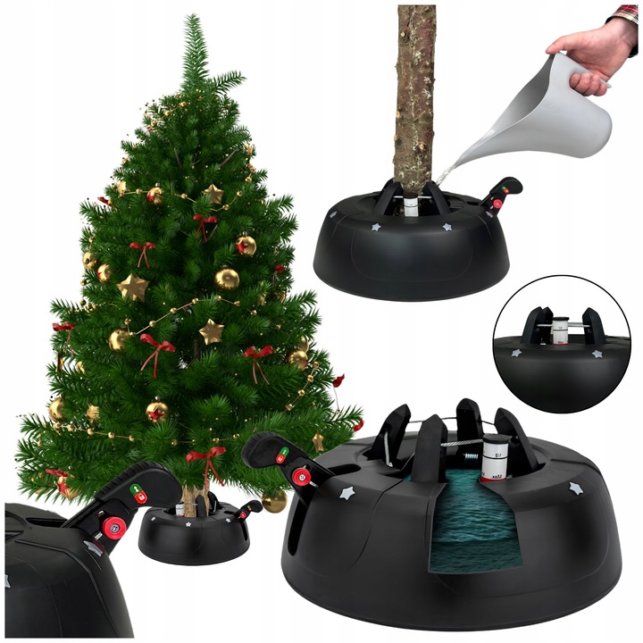 STOJAK POD CHOINKĘ CHOINKOWY STABILNA PODSTAWKA DO ŻYWEJ CHOINKI DO 3 M