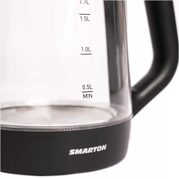 Czajnik Elektryczny 1,7L Szklany Podświetlany SMARTON WK 400 2200W