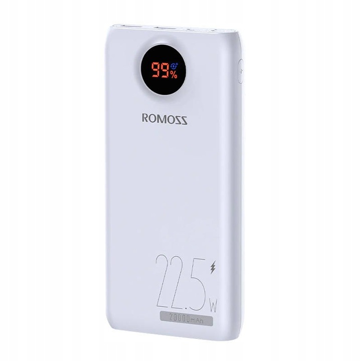 ROMOSS MOCNY POWERBANK USB DO TELEFONU 20000MAH USB-C 2X USB-A PD QC 22.5W