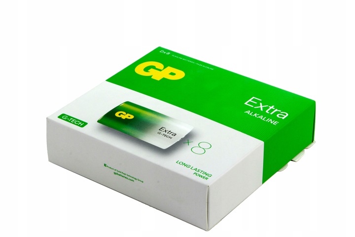 8x Bateria alkaliczna LR20 D GP EXTRA G-TECH