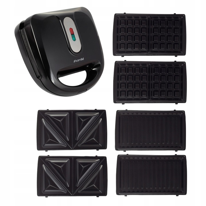 OPIEKACZ 5w1 FORMA do ORZESZKÓW PĄCZKÓW GOFROWNICA GRILL TOST KANAPEK