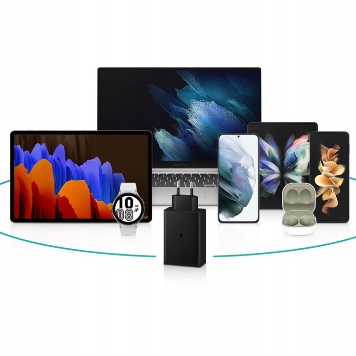 SZYBKA ŁADOWARKA SIECIOWA EPT650 TRIO 65W USB-C DO SAMSUNG GALAXY S22 23 24