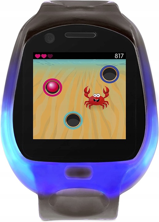 ZEGAREK TOBI SMARTWATCH ROBOT CZARNY Little Tikes prezent na komunie