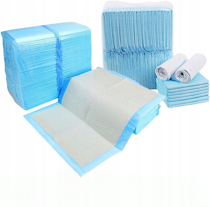 PODKŁADY HIGIENICZNE MATY DLA PSA NAUKA SIKANIA 60x60 100szt 600ml 8gr SAP