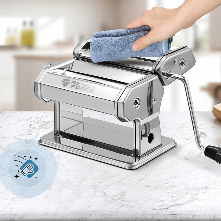 MASZYNKA DO MAKARONU I CIASTA RĘCZNA KRAJARKA KRAJALNICA STAL NIERDZEWNA XL