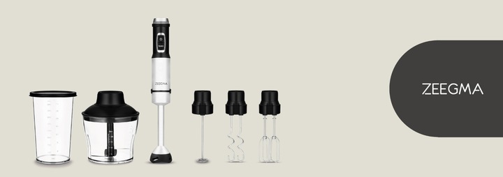 MOCNY WIELOFUNKCYJNY BLENDER MIKSER RĘCZNY 5w1 TYTANOWE OSTRZE temp do 140°